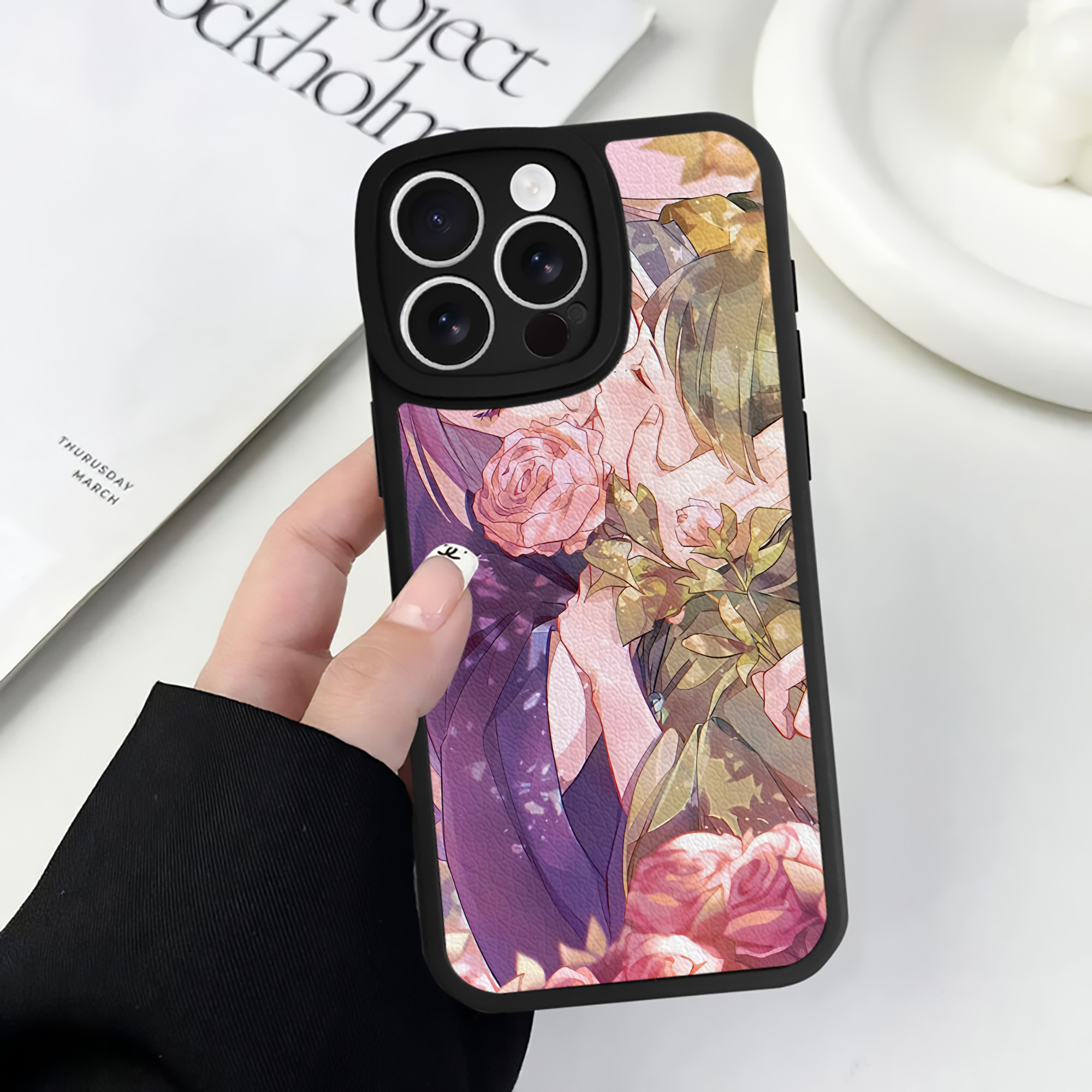 薬屋のひとりごと The Apothecary Diaries 【iPhone 16シリーズ対応】シリコンスマホケース（レザー調） 材質：シリコン